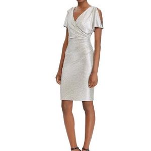 Ralph Lauren Silver Metallic Dress